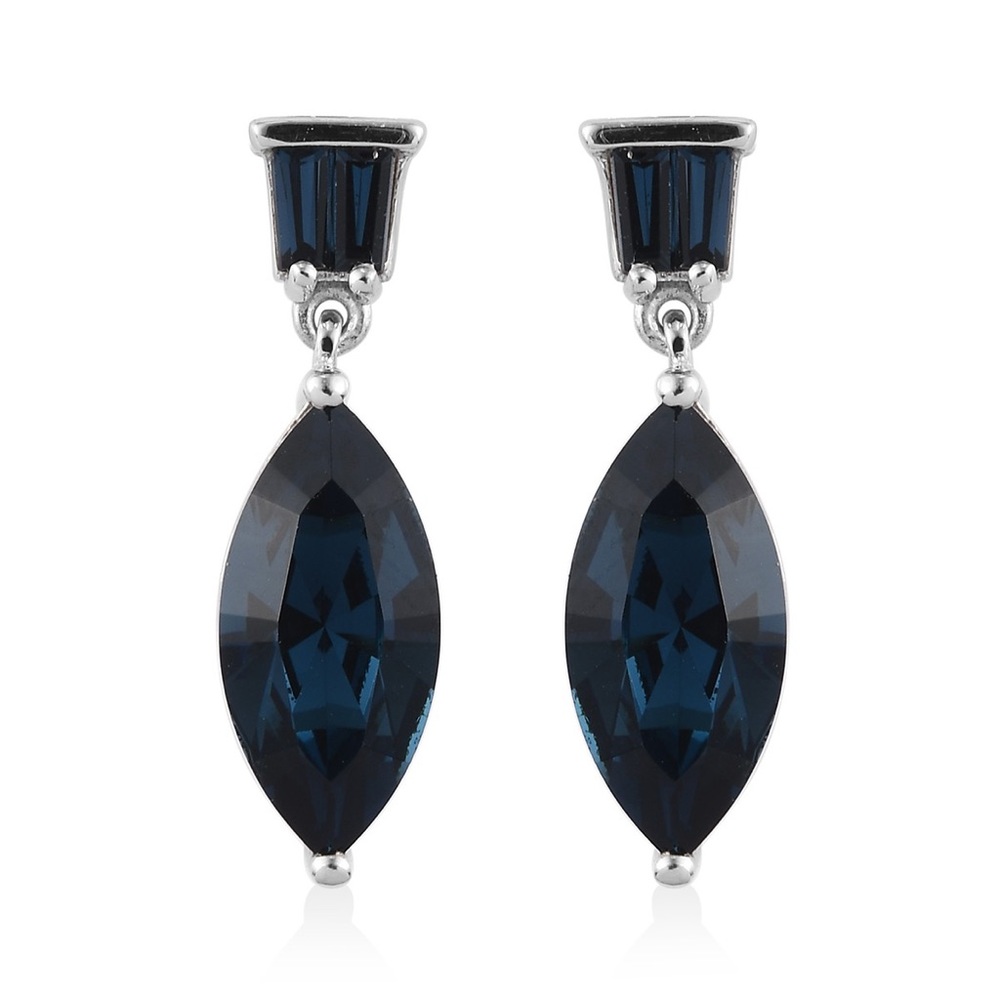 SWAROVSKI Montana Marquee Crystal Earrings
